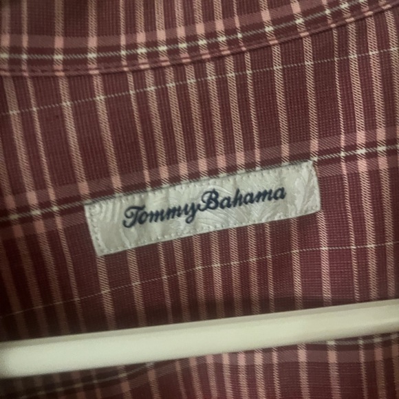 Tommy Bahama Red Button Up - Picture 2 of 2